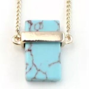✅🌹Turquoise Fashion Bar Pendant Necklace.